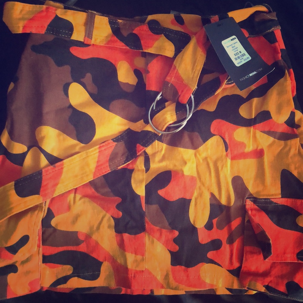 Fashion Nova Camo Skirt